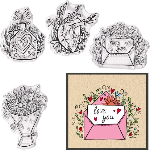 Hying Sea River Boat Clear Stamps for Card Making, Sailboat Rubber Stamps Ocean Ship Transparent Stamp Seal for Crafting DIY Scrapbooking Photo Album Decorations in Saudi Arabia