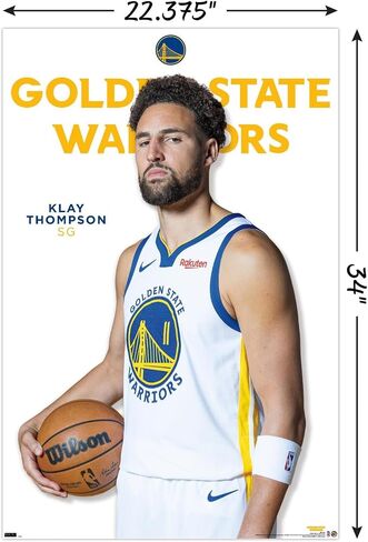 Trends International NBA Golden State Warriors - Klay Thompson Feature Series 23 Wall Poster in Saudi Arabia