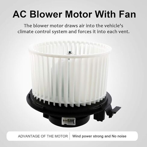 Heater Blower Motor with Fan Cage Fits Nissan Versa 2007 2008 2009 2010 2011, Replaces 27226-EE91C, 700287, 75879, PM9376 in Saudi Arabia