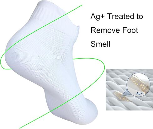 Womens Anti Odor Breathable Moisture Wicking Sports Cotton Low Cut Running Socks in Saudi Arabia