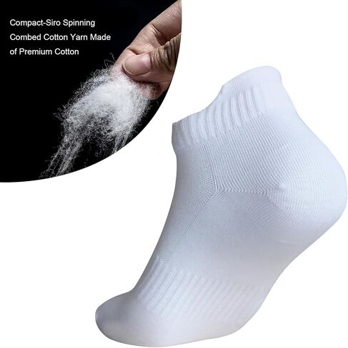 Womens Anti Odor Breathable Moisture Wicking Sports Cotton Low Cut Running Socks in Saudi Arabia