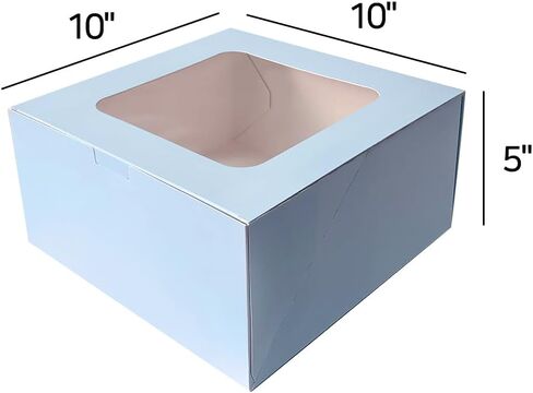 10 Inches Sky Blue Cake Boards Round - (40 Pack) Food Graded Cardboard Grease Resistant Circles Cake Plate in Saudi Arabia