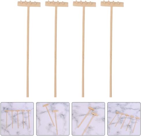 8Pcs Mini Zen Sand Rakes Garden Sandbox Tools Kits Japanese Desktop Meditation Sand Box Accessories Fathers Gift Mans Gifts in Saudi Arabia