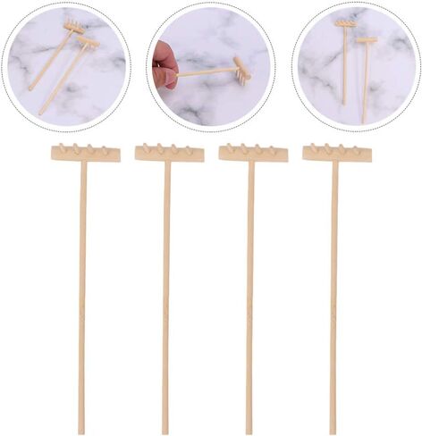 8Pcs Mini Zen Sand Rakes Garden Sandbox Tools Kits Japanese Desktop Meditation Sand Box Accessories Fathers Gift Mans Gifts in Saudi Arabia