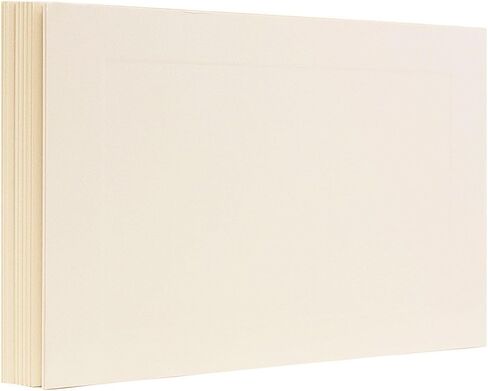 JAM Paper® Flat Notecards - 5 1/8" x 7" - White - 100/pack in Saudi Arabia