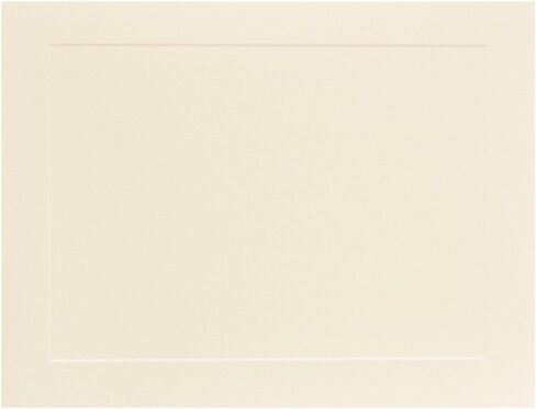 JAM Paper® Flat Notecards - 5 1/8" x 7" - White - 100/pack in Saudi Arabia