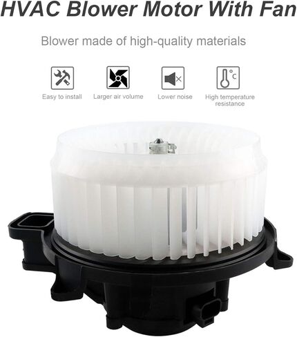 HVAC Blower Motor w/Fan for 2010-2012 Ford Fusion Lincoln MKZ 2010-2011 Mercury Milan Replaces for PM9381 700270 75874 in Saudi Arabia