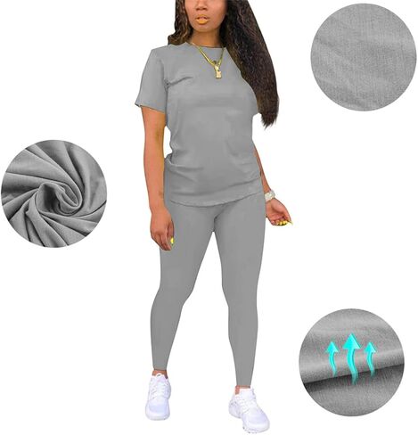 KINIKO Biker Short Sets Women 2 Piece Outfits Summer 2024 Stretchy Tracksuit Jogger Sweatsuits in Saudi Arabia