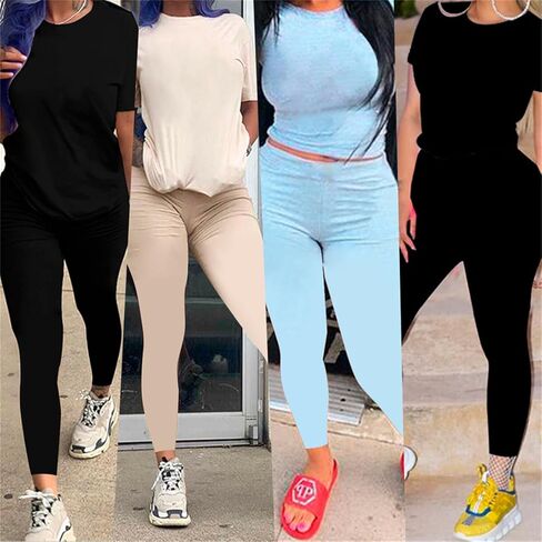 KINIKO Biker Short Sets Women 2 Piece Outfits Summer 2024 Stretchy Tracksuit Jogger Sweatsuits in Saudi Arabia