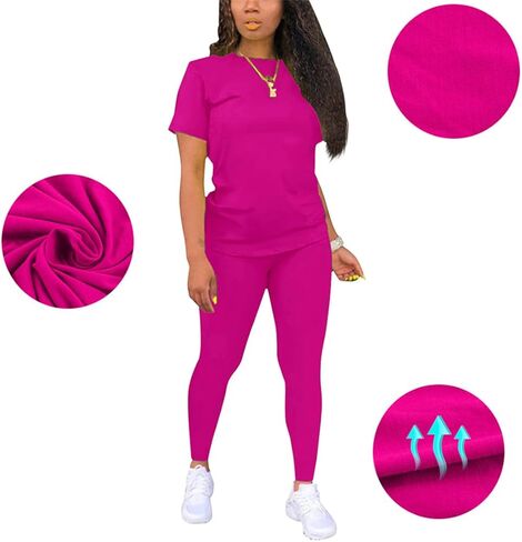 KINIKO Biker Short Sets Women 2 Piece Outfits Summer 2024 Stretchy Tracksuit Jogger Sweatsuits in Saudi Arabia