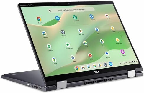 Acer Chromebook Spin شاشة لمس 14 بوصة 2 في 1 Chromebook - Intel Core i7 الجيل الثالث عشر i7-1355U 1.70 جيجا هرتز - إجمالي ذاكرة الوصول العشوائي 16 جيجا بايت - 256 جيجا بايت SSD - حديد in Saudi Arabia