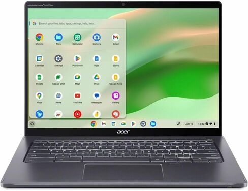 Acer Chromebook Spin شاشة لمس 14 بوصة 2 في 1 Chromebook - Intel Core i7 الجيل الثالث عشر i7-1355U 1.70 جيجا هرتز - إجمالي ذاكرة الوصول العشوائي 16 جيجا بايت - 256 جيجا بايت SSD - حديد in Saudi Arabia
