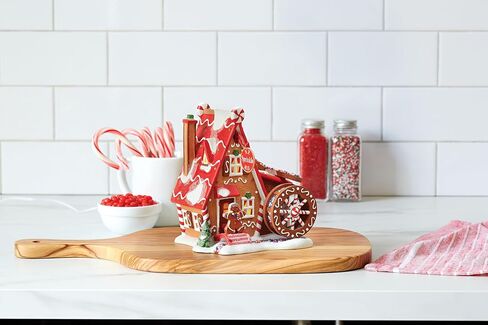 Department 56 North Pole Village Sprinkle Cookie Mill Animated Lit Building, 5.94 Inch, Multicolor in Saudi Arabia