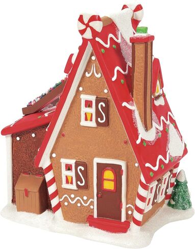 Department 56 North Pole Village Sprinkle Cookie Mill Animated Lit Building, 5.94 Inch, Multicolor in Saudi Arabia