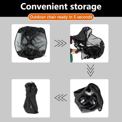 Folding Portable Chair - Camping Chair Lightweight Folding Chair for Camping - Outdoor Portable Folding Chair - Outdoor Camping Chair 300+ Lbs Capacity. in Saudi Arabia