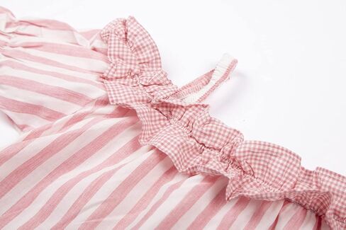 Mud Kingdom Big Girls Cold Shoulder Top Striped Cotton T-Shirt Casual Summer Holiday in Kuwait