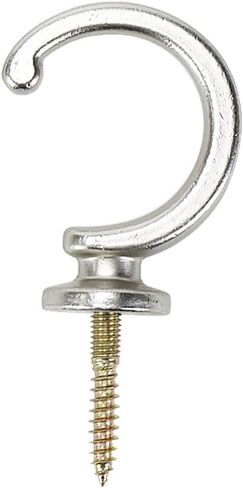 LC LICTOP Curtain Tiebacks Round Head Curtain Hooks Silver Wall Mounted Tieback Tassel Holder 4pcs in Saudi Arabia