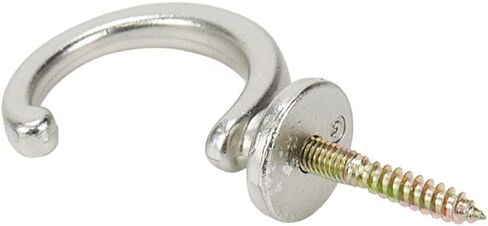LC LICTOP Curtain Tiebacks Round Head Curtain Hooks Silver Wall Mounted Tieback Tassel Holder 4pcs in Saudi Arabia