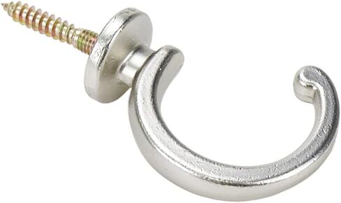LC LICTOP Curtain Tiebacks Round Head Curtain Hooks Silver Wall Mounted Tieback Tassel Holder 4pcs in Saudi Arabia