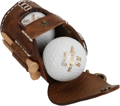 حامل كرة الجولف الجلدي العتيق من توربون، حامل أدوات ديفت in Kuwait