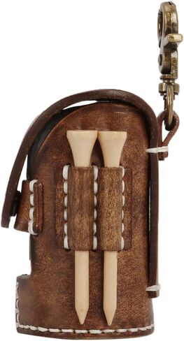 حامل كرة الجولف الجلدي العتيق من توربون، حامل أدوات ديفت in Kuwait