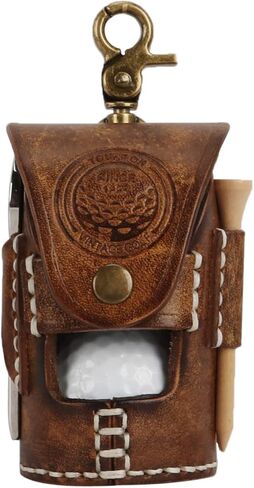 حامل كرة الجولف الجلدي العتيق من توربون، حامل أدوات ديفت in Kuwait