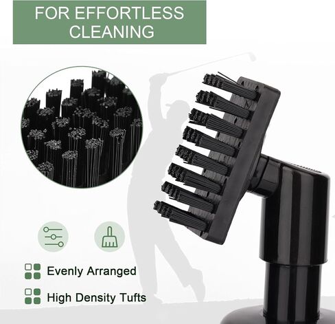 Golf Club Cleaning Brush, Nylon Golf Club Brush Groove Cleaner Squeeze Water Bottle Drawstring Closure Golf Club Brush and Towel Set Golf Accessories for Men Golf Lovers in Saudi Arabia