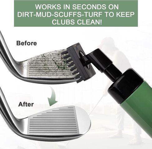 Golf Club Cleaning Brush, Nylon Golf Club Brush Groove Cleaner Squeeze Water Bottle Drawstring Closure Golf Club Brush and Towel Set Golf Accessories for Men Golf Lovers in Saudi Arabia