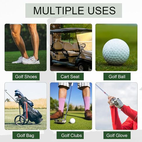 Golf Club Cleaning Brush, Nylon Golf Club Brush Groove Cleaner Squeeze Water Bottle Drawstring Closure Golf Club Brush and Towel Set Golf Accessories for Men Golf Lovers in Saudi Arabia