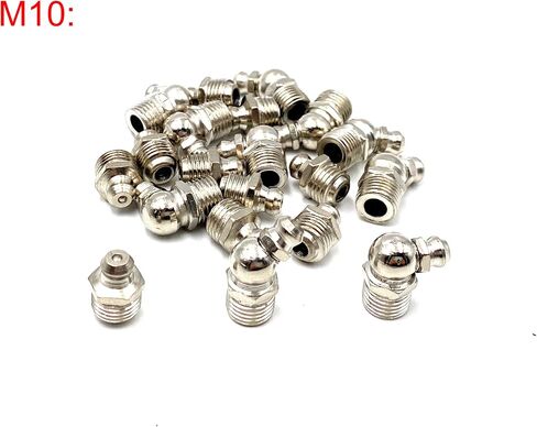 80Pcs Grease Fittings,M6 M8 M10 Grease Zerk Fittings,Straight 45 90 Degree Grease Fitting Kit for Mechanical Component Lubrication in Saudi Arabia