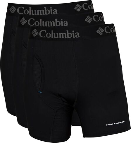 Columbia Men's Omni Freeze Zero Boxer Brief | Black | Medium in Saudi Arabia