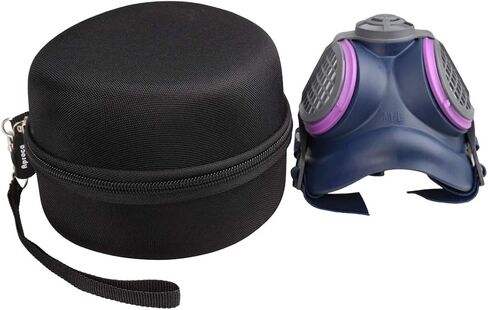Aproca Hard Protective Travel Case for GVS SPR457 Elipse P100 Half Mask Respirator (black) in Saudi Arabia