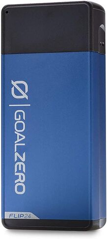 Goal Zero Flip 24 Portable Phone Charger, USB Battery Bank for Travel and Emergency Use - Black in Saudi Arabia
