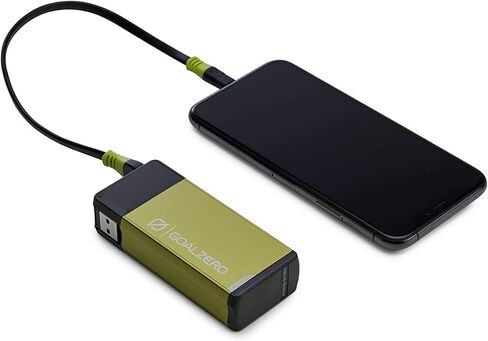 Goal Zero Flip 24 Portable Phone Charger, USB Battery Bank for Travel and Emergency Use - Black in Saudi Arabia