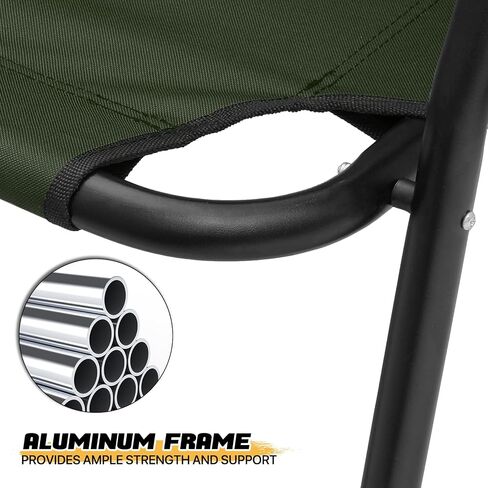 MoNiBloom Folding Double Seat Camping Chair Outdoor Beach Lawn Picnic Hiking Travel Portable Foldable Collapsible 2-Person Camp Loveseat Chair for Adults (Black) in Saudi Arabia