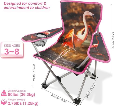 Camping Chairs Set with Table Folding Lawn Chairs Portable Camp Table Outdoor Picnic Table and Chair Set for Boys Girls in Kuwait