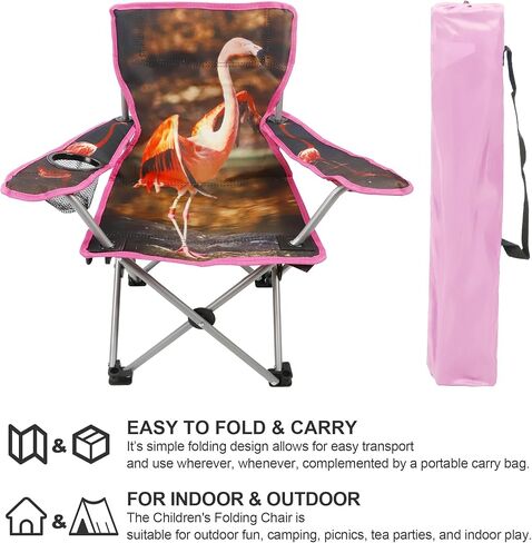 Camping Chairs Set with Table Folding Lawn Chairs Portable Camp Table Outdoor Picnic Table and Chair Set for Boys Girls in Kuwait