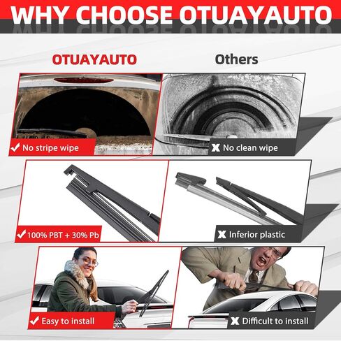 OTUAYAUTO 24"+18" Front Windshield Wiper Blades - Replacement for Kia Sportage 2011-2018 Window Wipers - J Hook Premium All Weather - Original Factory Quality (Pack of 2) in Saudi Arabia