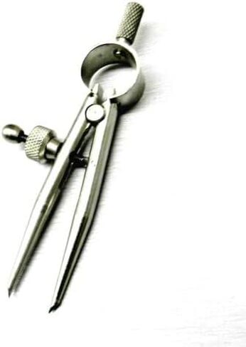 3-3/8" Mini Spring Divider Round Leg Compass Layout Compass Tool Jewelry Hobby Pegasus in Saudi Arabia