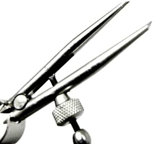 3-3/8" Mini Spring Divider Round Leg Compass Layout Compass Tool Jewelry Hobby Pegasus in Saudi Arabia