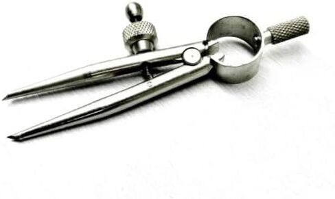 3-3/8" Mini Spring Divider Round Leg Compass Layout Compass Tool Jewelry Hobby Pegasus in Saudi Arabia