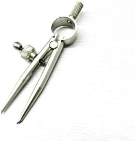 3-3/8" Mini Spring Divider Round Leg Compass Layout Compass Tool Jewelry Hobby Pegasus in Saudi Arabia