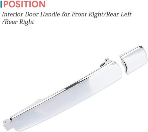 IRONTEK Exterior Front Left Outside Door Handle, Fits 2003-07 for Nissan Murano; 2003-08 for Infiniti FX35/FX45; for Nissan Rogue; for Nissan Rogue Select. Replace 82646CA000 80640CA012 in Saudi Arabia