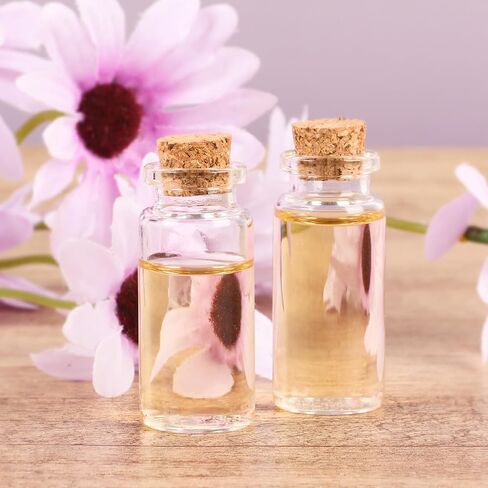 زجاجات زجاجية صغيرة سعة 10 مل مع فلين، 60 عبوة زجاجات صغيرة مع سدادات فلين وخيوط إضافية، قوارير صغيرة بأغطية، زجاجات زجاجية صغيرة، زجاجات جرعة صغيرة، رسالة في زجاجة للحفلات ذات الطابع الخاص in Kuwait