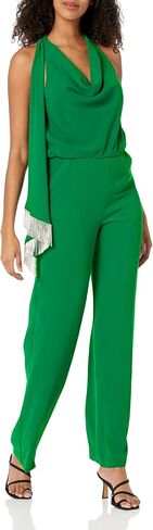 Trina Turk womens Rhinestone Fringe Jumpsuit in Saudi Arabia