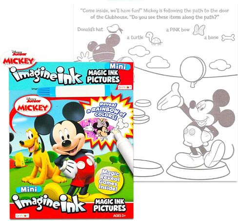 مجموعة أنشطة ميكي ماوس خالية من الفوضى - حزمة مع مجموعة أشكال ألوان ميكي ماوس، كتاب تلوين حبر ميكي إيماجن، المزيد | العاب سفر ميكي للأطفال in Kuwait