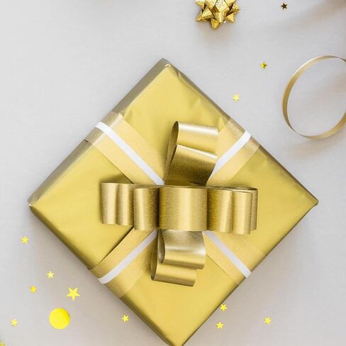 ASOEMERZ 500 Sheets Metallic Gold Tissue Paper - 20" x 20" Gift Wrapping Paper for Birthday Mother's Day Party Gift Bags Decoration in Kuwait