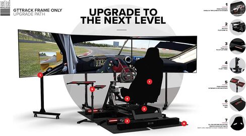 إطار محاكاة المستوى التالي لسباق Gttrack فقط في قمرة القيادة - وليس خاصًا بالآلة in Kuwait