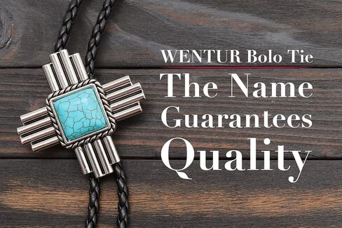 Stone Bolo Ties for Men Western - Vintage Cowboy Bolo Tie for Women Western Costume Accessories in Saudi Arabia