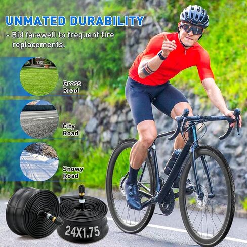 إطار دراجة مقاس 24 بوصة، عبوتان من إطارات الدراجات مقاس 24 × 1.75 مع صمام شريدر، وإطار دراجة مقاس 24 × 1.75 وأنبوب مع رافعتين للإطارات، إطار دراجات ركاب المدينة قابل للطي لإطارات الدراجات مقاس 24 بوصة × 1.65/1.70/1.75/1.80 in Kuwait